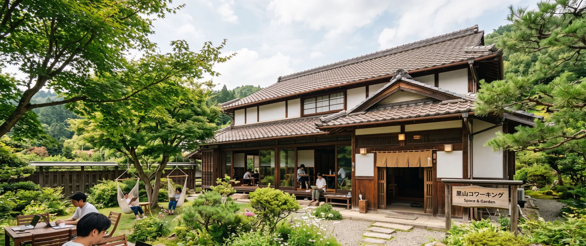 古民家で、コワーキング